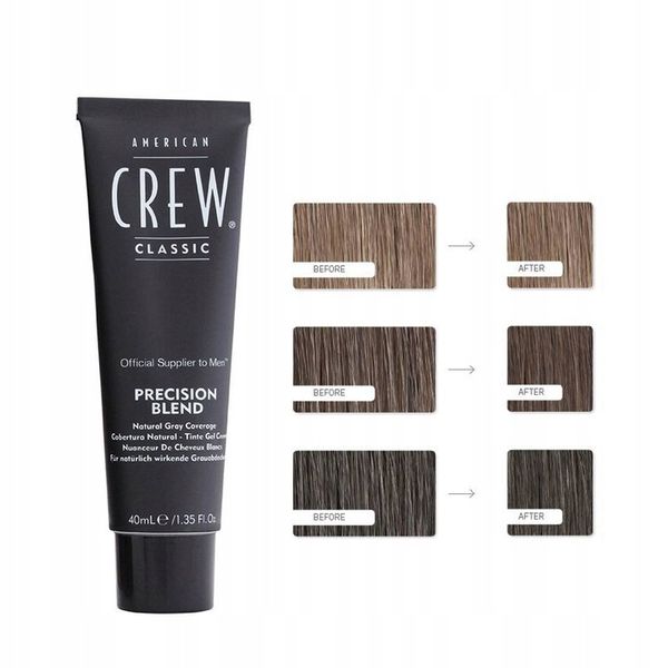 American Crew Precision Blend Odsiwiacz 3x40ml 5-6 Medium Ash zdjęcie 5