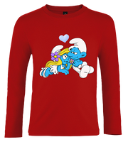 Koszulka z dł.rękaw. Smerfy