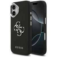 Etui Guess Grained Big 4G Classic Logo do iPhone 17 czarny