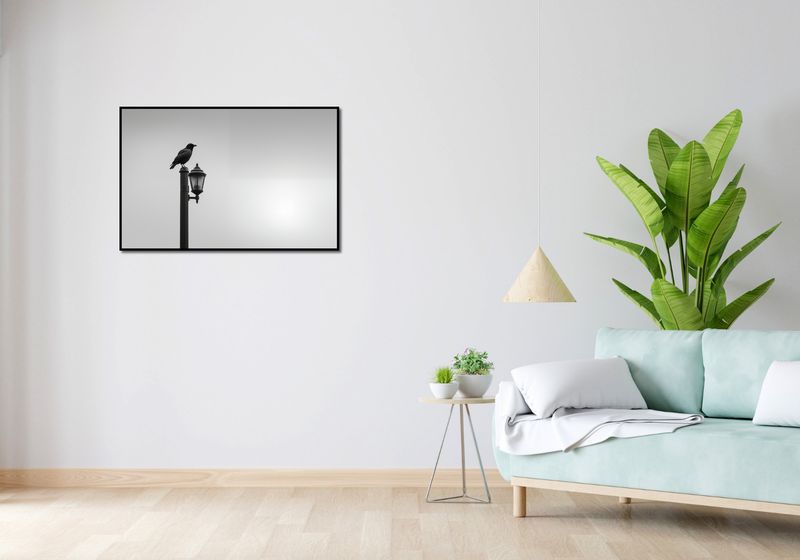 Plakat 91,5x60cm Samotny Postój Kruka zdjęcie 4