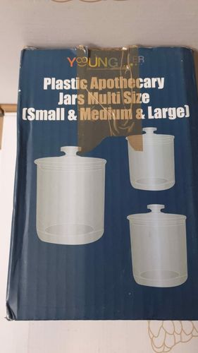 Pojemniki z przykrywką bezbarwne plastikowe 3 szt na Arena.pl