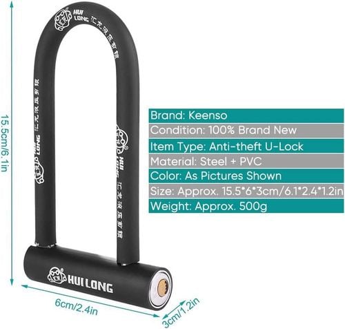 Blokada Zabezpieczenie Rowerowe U-Lock Do Rowerów na Arena.pl