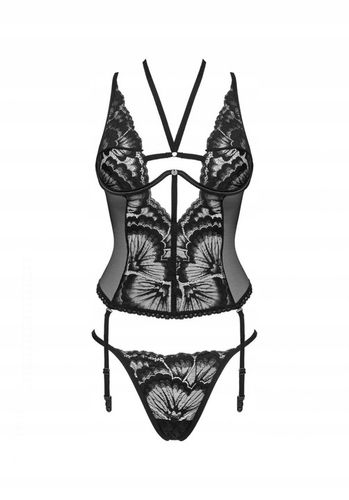 Bielizna Alessya gorset czarny XS/S na Arena.pl