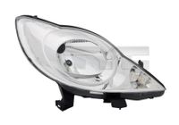 Peugeot 107 05-12 Reflektor przedni lampa przednia prawa
