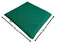 WODOODPORNA PIKOWANA PODUSZKA OGRODOWA PŁASKA MIÓD - HEKSAGON 40x80 zielona