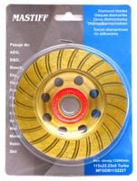 TARCZA 115 DIAMENTOWA GARNKOWA TURBO DO SZLIFOWANIA BETONU KAMIENIA