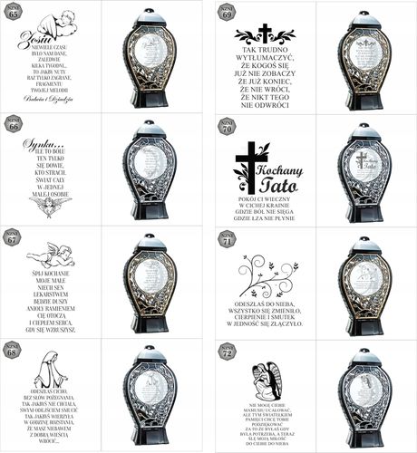 DUŻY Znicz personalizowany z datą napisem tekstem imieniem unikalny na Arena.pl