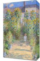 Obraz 30x50cm The Artist's Garden at Vétheuil, Monet Vintage
