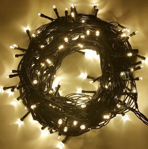 MOCNE LAMPKI CHOINKOWE 500 LED BIAŁE CIEPŁE ZEWNĘTRZNE WEWNĘTRZNE PROGRAMY na Arena.pl