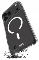 Etui PURO Impact Clear D3O Bio do iPhone'a 17 Pro Przezroczysty