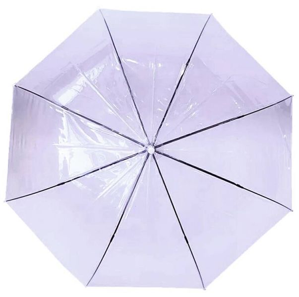 Składany PARASOL parasolka 91cm transparentny fiolet BQ13C na Arena.pl