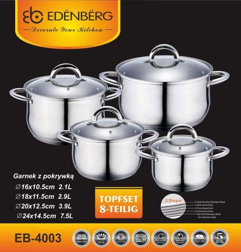 GARNKI EDENBERG JUMBO 8 ELE. [EB-4003] na Arena.pl