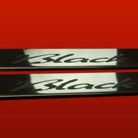 Listwa progowa FORD PUMA  BLACK Stal nierdzewna 304 połysk 2szt