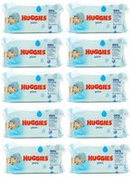 HUGGIES PURE Water chusteczki JUMBO PACK 10 x 72