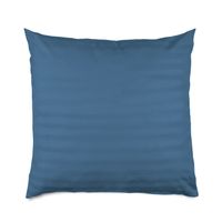 Poszewka satyna bambusowo-bawełniana 40x40 jednokolorowa chabrowa