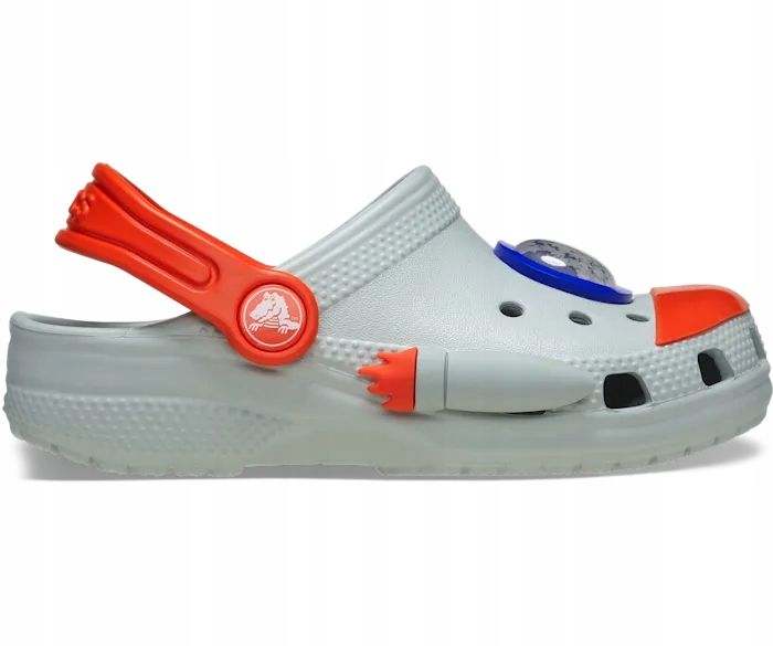 Crocs Dziecięce Buty Chodaki Klapki Classic Rocket Ship 210359 Clog 25-26 zdjęcie 3
