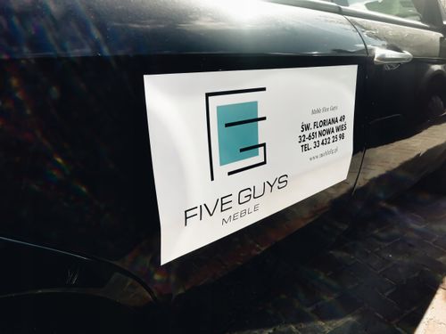 Reklama Naklejka na samochód 0,5 m2 BORÓWKI AMERYKAŃSKIE OD PRODUCENTA na Arena.pl