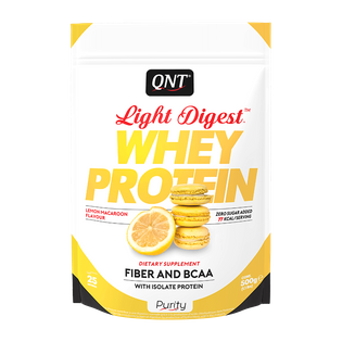 QNT - Light Digest Whey Protein - 500 g makaroniki cytrynowe