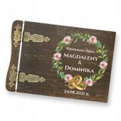 Drewniany Foto album PREZENT na WESELE Podziękowania ślub PAMIĄTKA