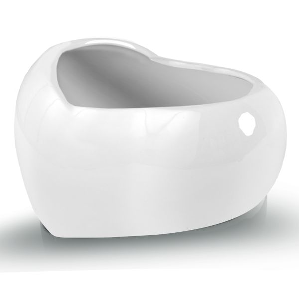 Doniczka osłonka serce ceramiczne miska 23cm zdjęcie 1