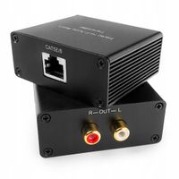 Konwerter DAC Przedłużacz Audio R/L za pomocą LAN Spacetronik SPA-LHF02