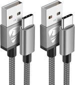Kabel USB C Do USB A 1,8M 2Szt Szybkie Ładowanie Synchronizacja