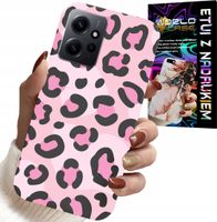 ETUI DO XIAOMI NOTE 12 4G - RÓŻOWA PANTERKA PANTERA KOBIECE WZORY