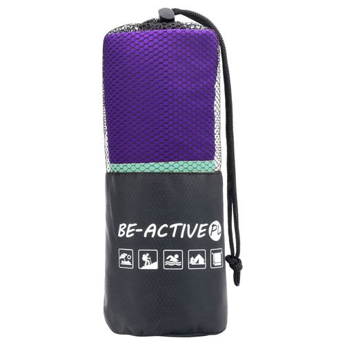 Ręcznik Szybkoschnący Z Mikrofibry 130X80 Fioletowo-Turkusowy na Arena.pl