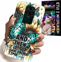 ETUI DO XIAOMI NOTE 9 - AND THEN I GOT UP, KOBIECE WZORY + FOLIA