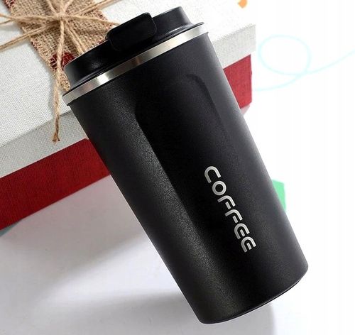 Kubek termiczny COFFEE herbatę Stal Czarny termos kawę szczelny 510ML na Arena.pl