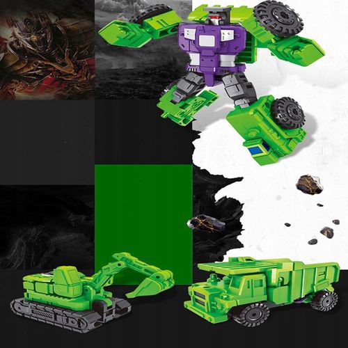 SAMOCHOD ROBOT AUTO ZABAWKA 6w1 TRANSFORMOWALNE FIGURKI POJAZD INŻYNIERYJNY na Arena.pl