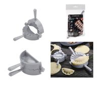 Foremki wykrawacze do pierogów i uszek 2 sztuki MOLLY komplet pierogownic