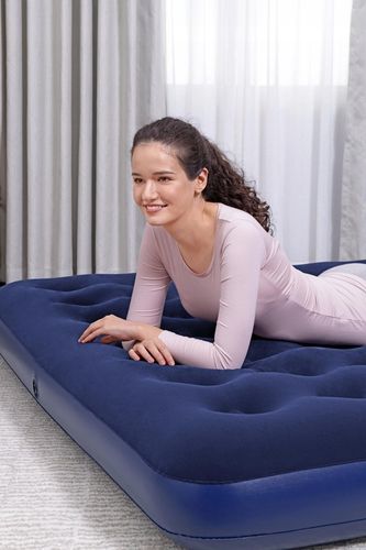 MATERAC DMUCHANY DWUOSOBOWY WELUROWY ŁÓŻKO203x183 BESTWAY 67004 na Arena.pl