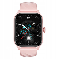 Smartwatch Weofly Active różowy SpO, alarm, budzik, IP67, ABS+PC, IPS