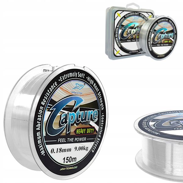 Żyłka CAPTURE 0.18 mm/ 9 kg 150 m EXTRA MOC zdjęcie 1