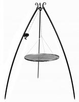 GRILL OGRODOWY COOKKING Z KOŁOWROTKIEM, STALOWY ŚREDNICA 50 WYSOKOŚĆ 200