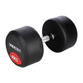 Hantla gumowana 40 kg UNDERFIT do ćwiczeń siłowych fitness