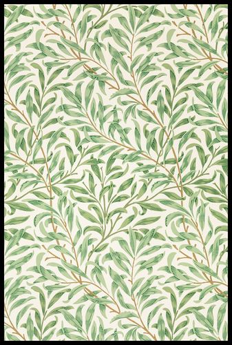 Plakat 61x91,5cm Willow Pattern 2, Morris Vintage do Salonu na Arena.pl