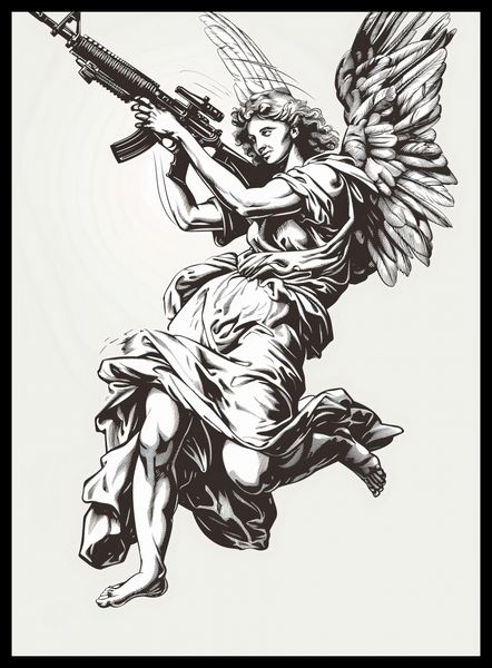 Plakat 40x55cm Anioł Wojny zdjęcie 2