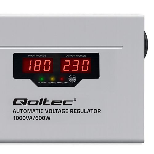 Qoltec Stabilizator Napięcia AVR 1000VA Toroidalny na Arena.pl