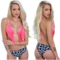 Modelujący strój kąpielowy dwuczęściowy kostium komplet góra dół damski M