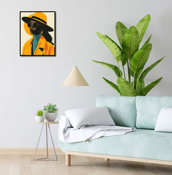 Plakat 40x50cm Żółta Stylowość zdjęcie 4