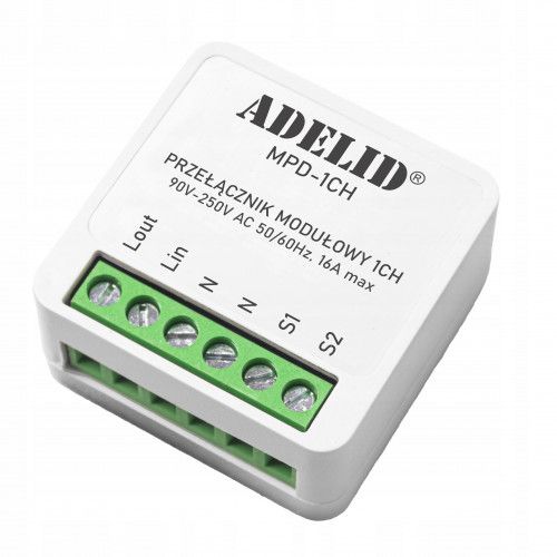 PRZEŁĄCZNIK ŚWIATŁA WiFi 16A MINI SMART TUYA zdjęcie 3