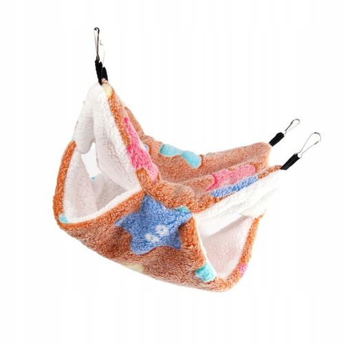 Łóżko hamakowe dla chomika Zagraj w dwuwarstwową pościel Miękkie spanie na Arena.pl