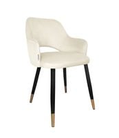 Krzesło Milano noga czarna/złota MG50