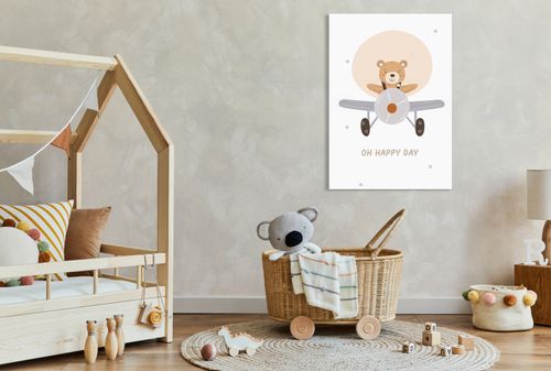 Obraz 30x50cm Wzory dla Dzieci, Dziewczynki i Chłopca - Misio na Arena.pl