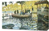 Obraz 60x40cm La Grenouillère, Monet Vintage do Salonu