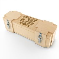 Skrzynka na alkohol z grawerem dla niego prezent na urodziny 30 40 50