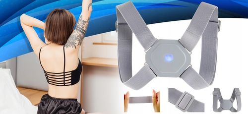 INTELIGENTNY KOREKTOR WAD POSTAWY PROSTE PLECY ZDROWY KRĘGOSŁUP SZELKI na Arena.pl