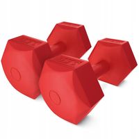 HANTLE BITUMICZNE HANTELKI ZESTAW DO ĆWICZEŃ FITNESS SIŁOWNIA TRENING 2x3kg